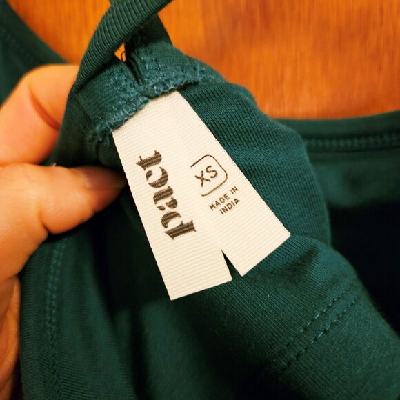 Teal Pact Fit and Flare Midi Dress - Picture 3 of 3